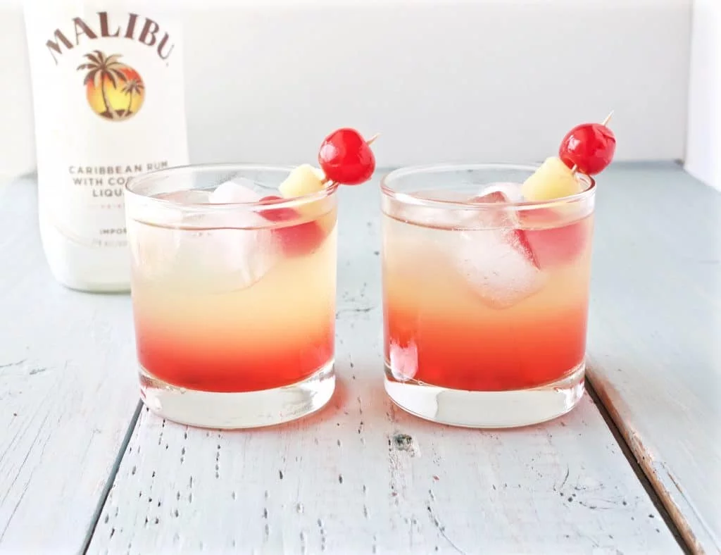Sunset Mixed Drink Recipe - Food Junkie