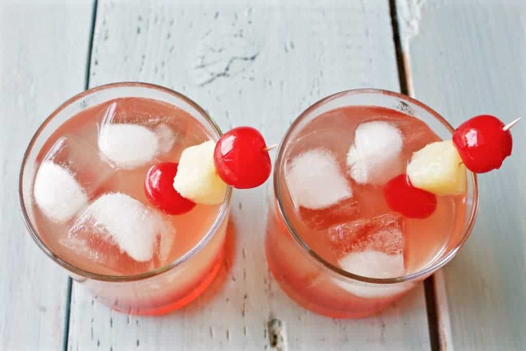 Malibu Sunset Cocktail Mixed Drink Recipe - Homemade Food Junkie