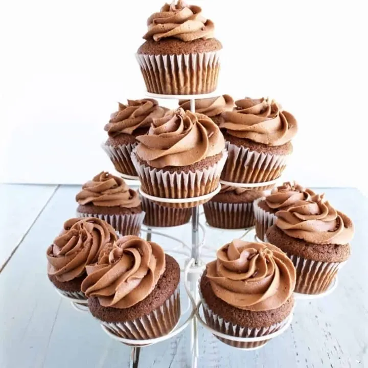 Chocolate Nutella Cupcakes