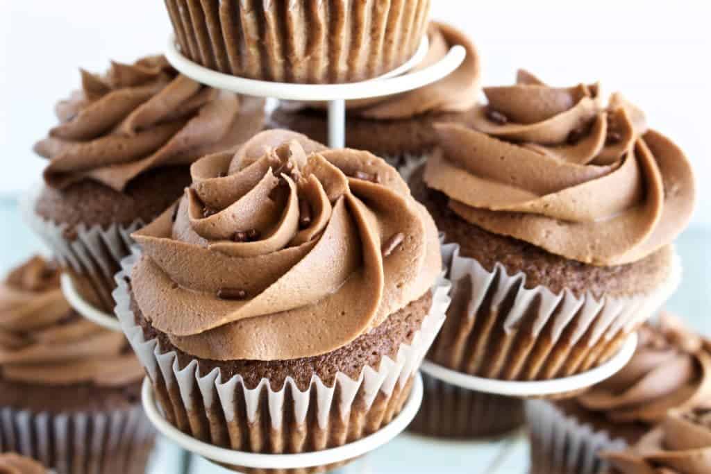 Chocolate Nutella Cupcakes