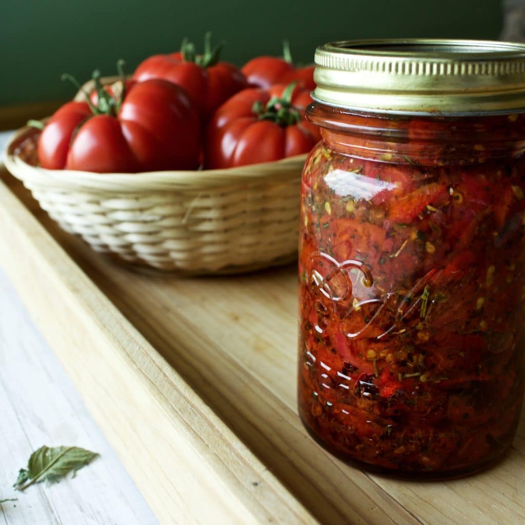 Homemade Sun Dried Tomatoes