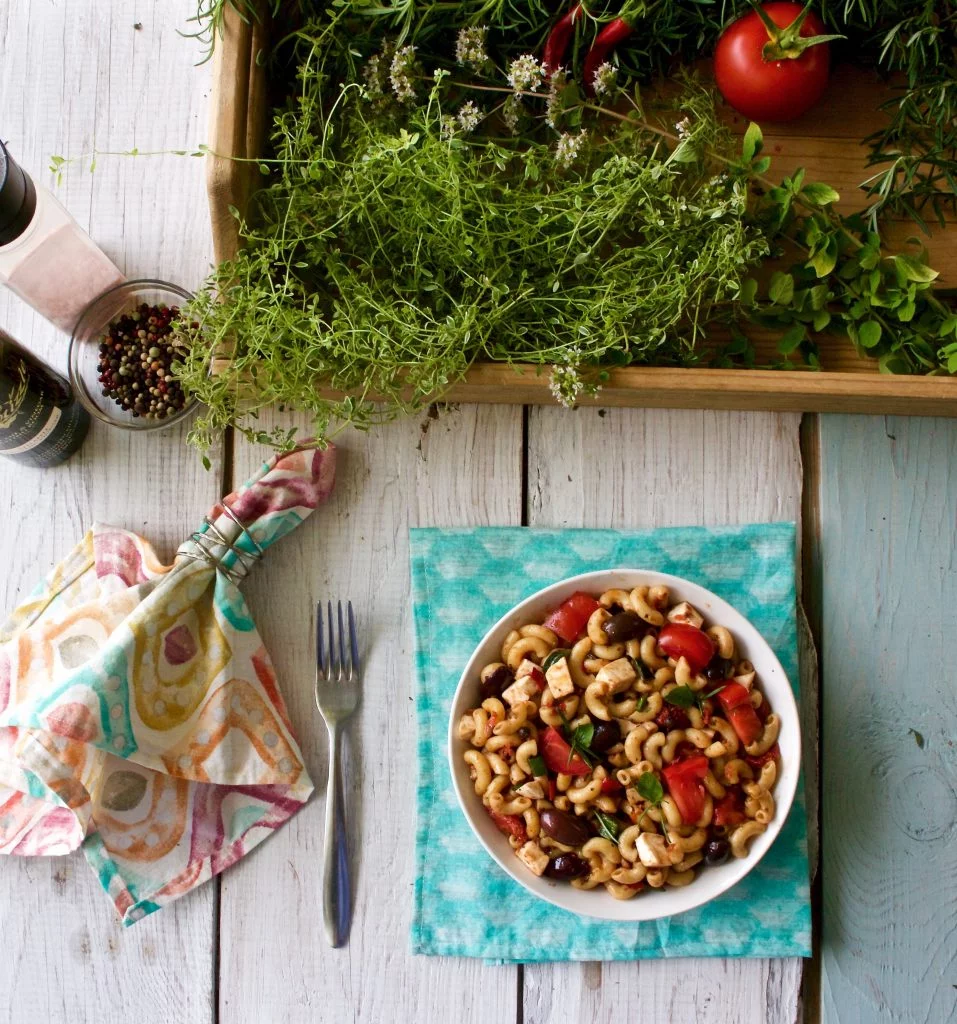 Mediterranean Macaroni Salad Mediterranean Macaroni Salad