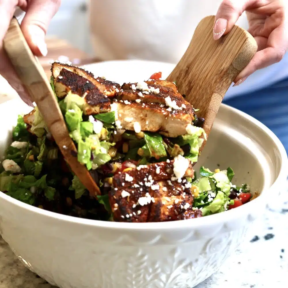 Blackened Chicken Salad with Corn and Black Beans 15 blackened Chicken Salad Recipe
