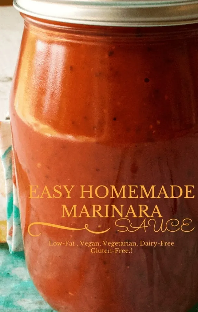 Easy Homemade Marinara Sauce