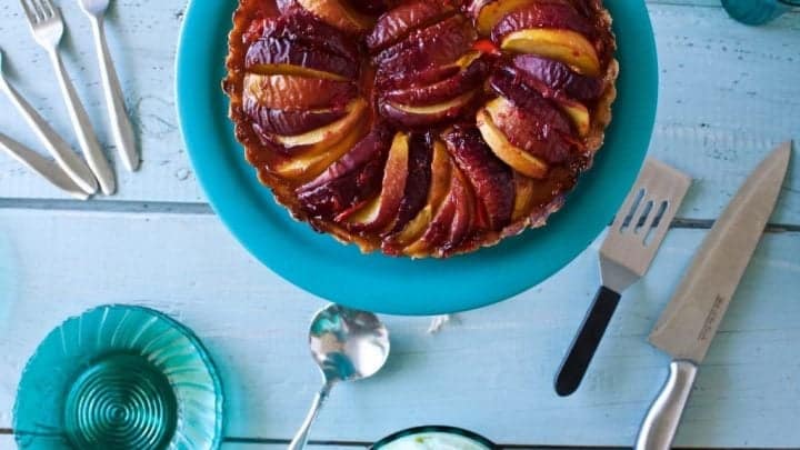Peach Pepper Tart Recipe 2 Peach Pepper Tart With Mascarpone Topping