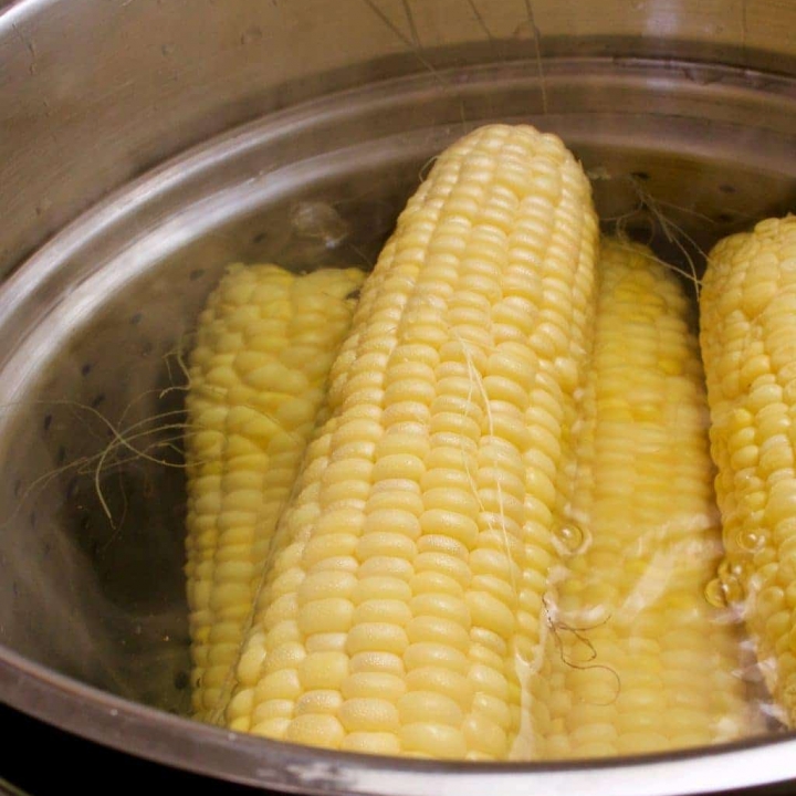 Blanching Corn on the Cob