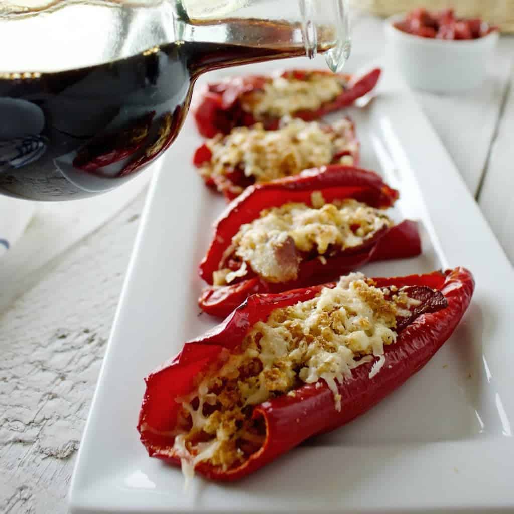 Roasted Peppers Parmesan