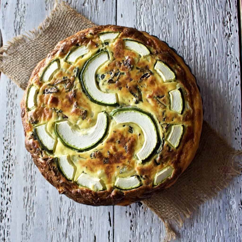 Savory Zucchini Tart | Homemade Food Junkie