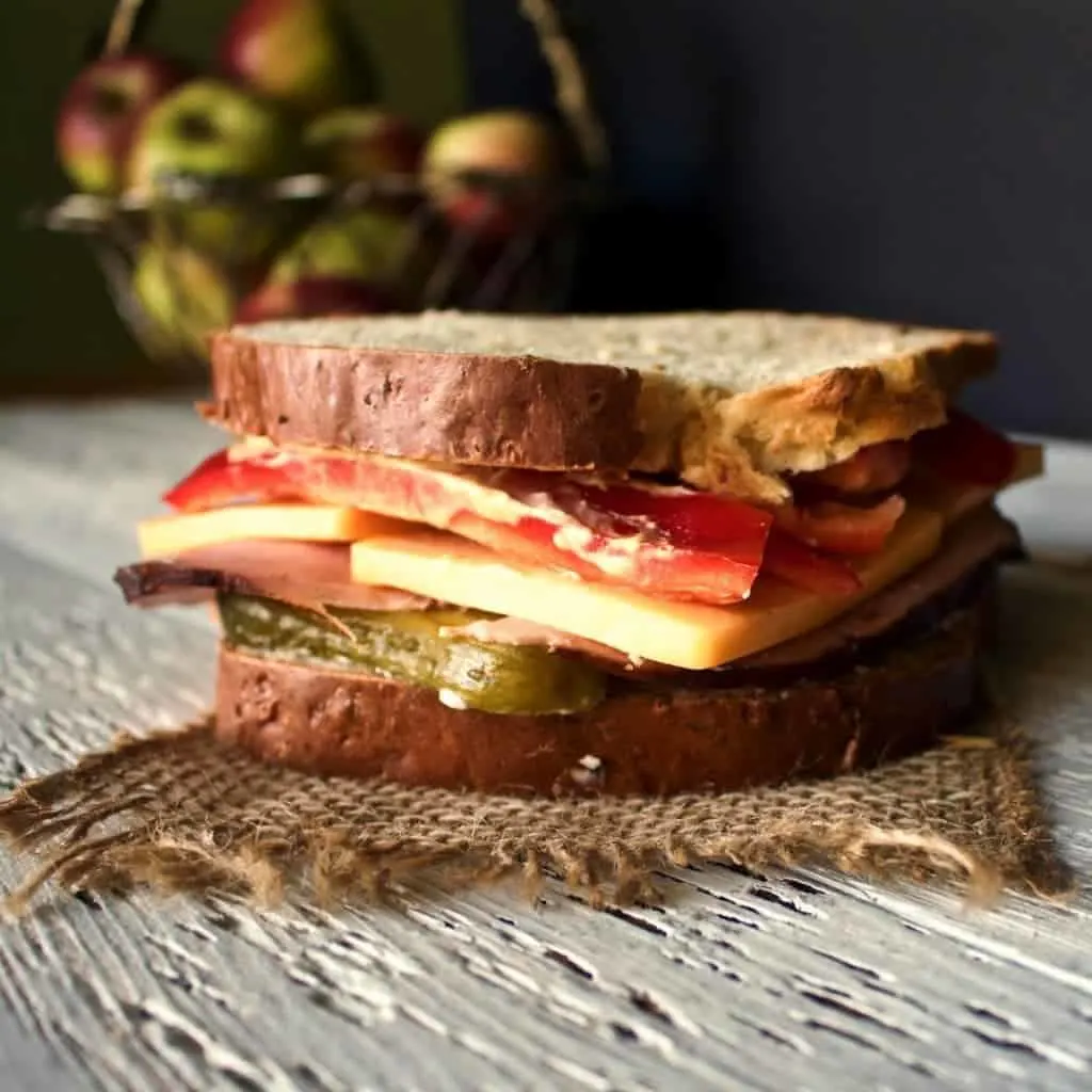 Ham Sandwich With Irish Oat Bread Ham Sandwich With Irish Oat Bread