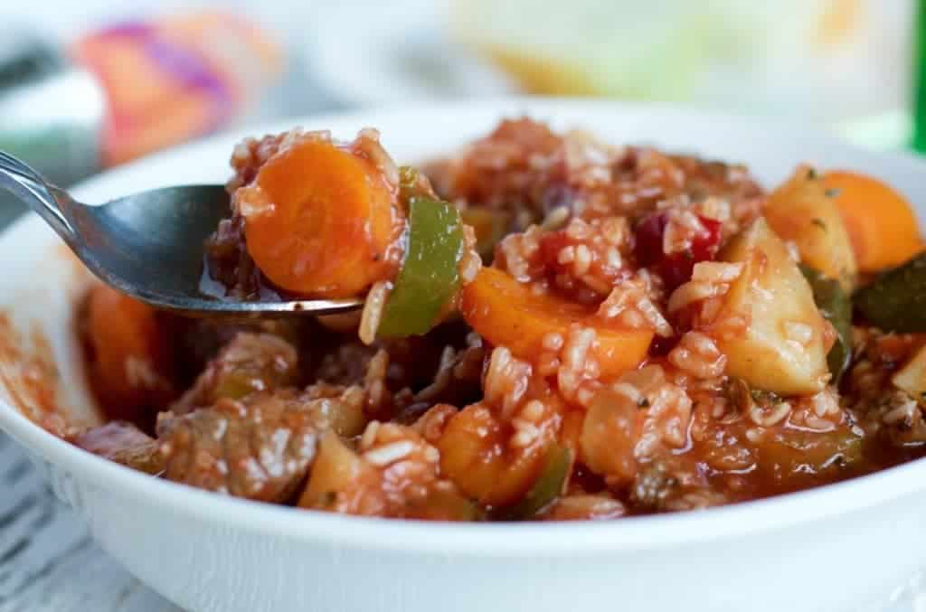 Crock Pot Beef And Rice Stew