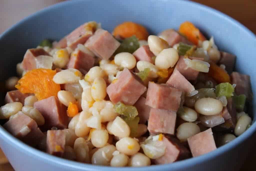Navy Bean And Ham Soup Navy Bean And Ham Soup Is Gluten Free, Dairy Free, High Fiber By Homemadefoodjunkie.com