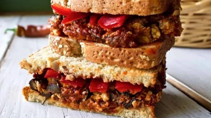 Italian Stuffed Meatloaf Sandwich