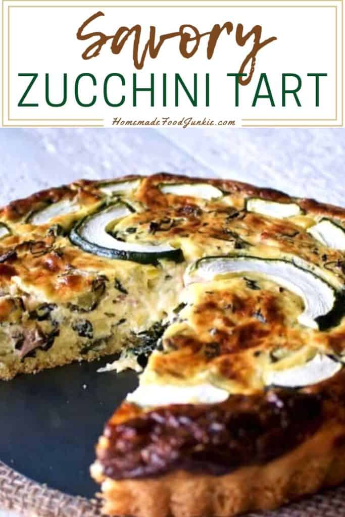 Savory Zucchini Tart-Pin Image