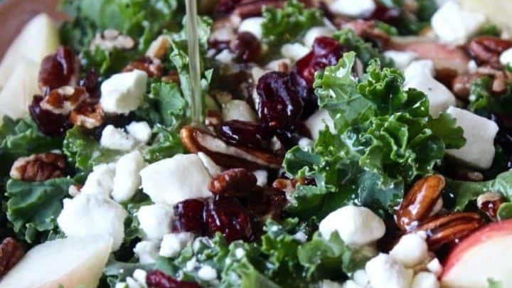 Kale Apple Salad With Honey Dressing 4 Kale And Apple Salad With Honey Dressing