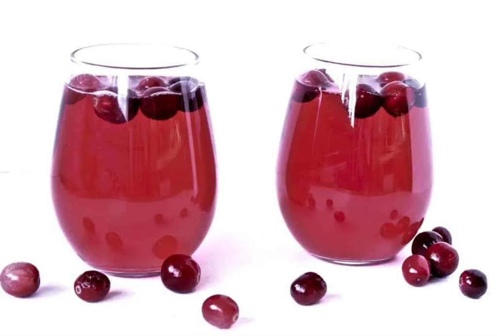 Cranberry Mimosas