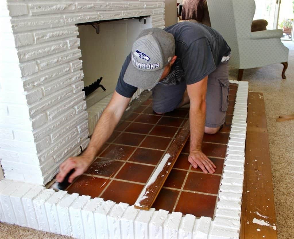 Diy Fireplace Makeover-Part 3 2 Fireplace Overhaul Part Three- Building A Wooden Hearth