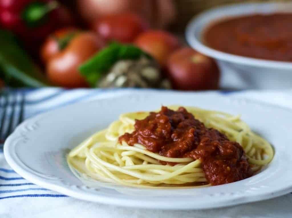 Roasted Crockpot Tomato Sauce