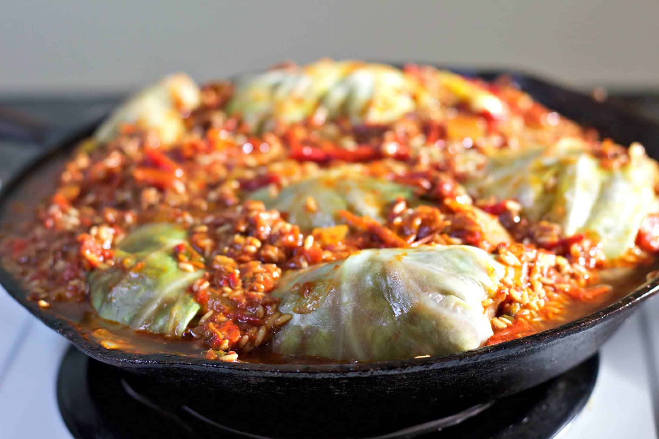 Chorizo Stuffed Cabbage Roll Recipe Homemade Food Junkie
