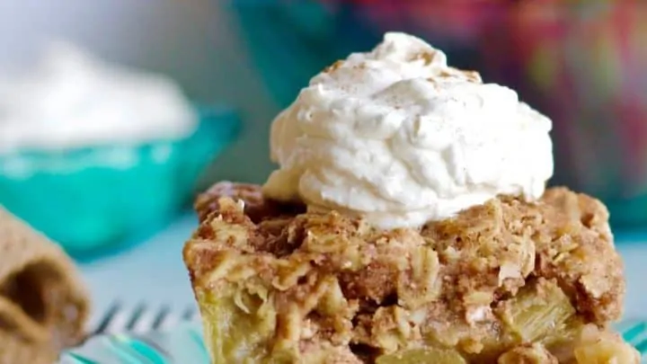 Rhubarb Apple Fruit Crisp