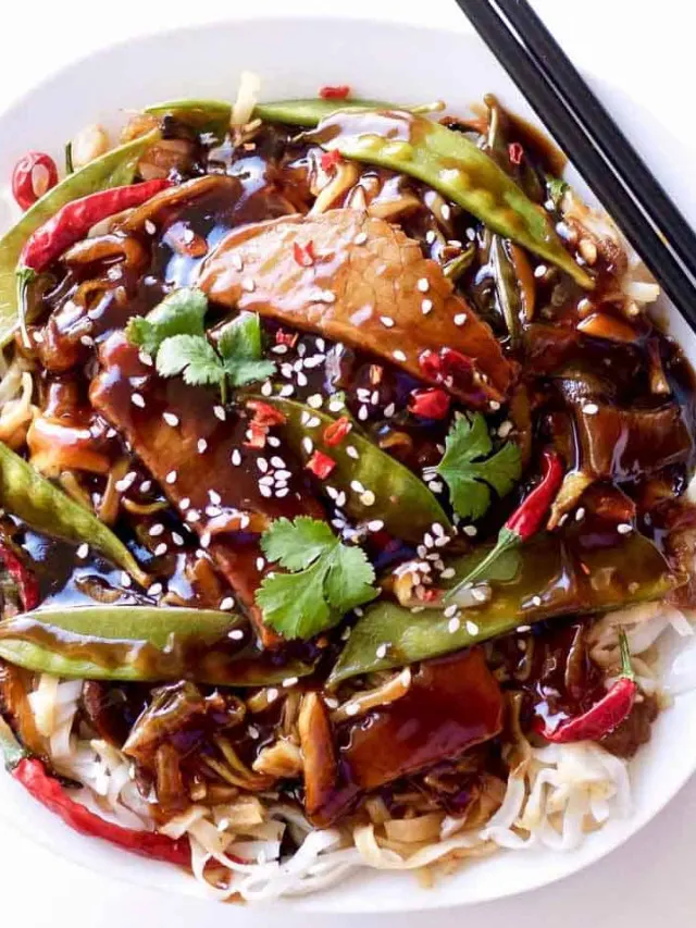 Sesame Beef Thai Noodle Dinner