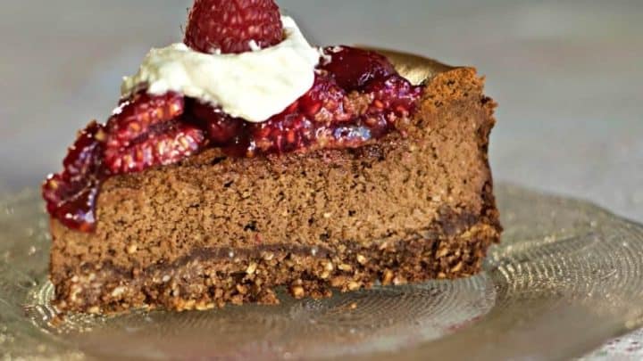 Chocolate Raspberry Cheesecake