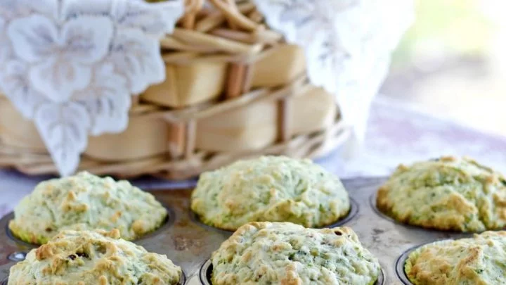 Savory Zucchini Bacon Cheese Muffins