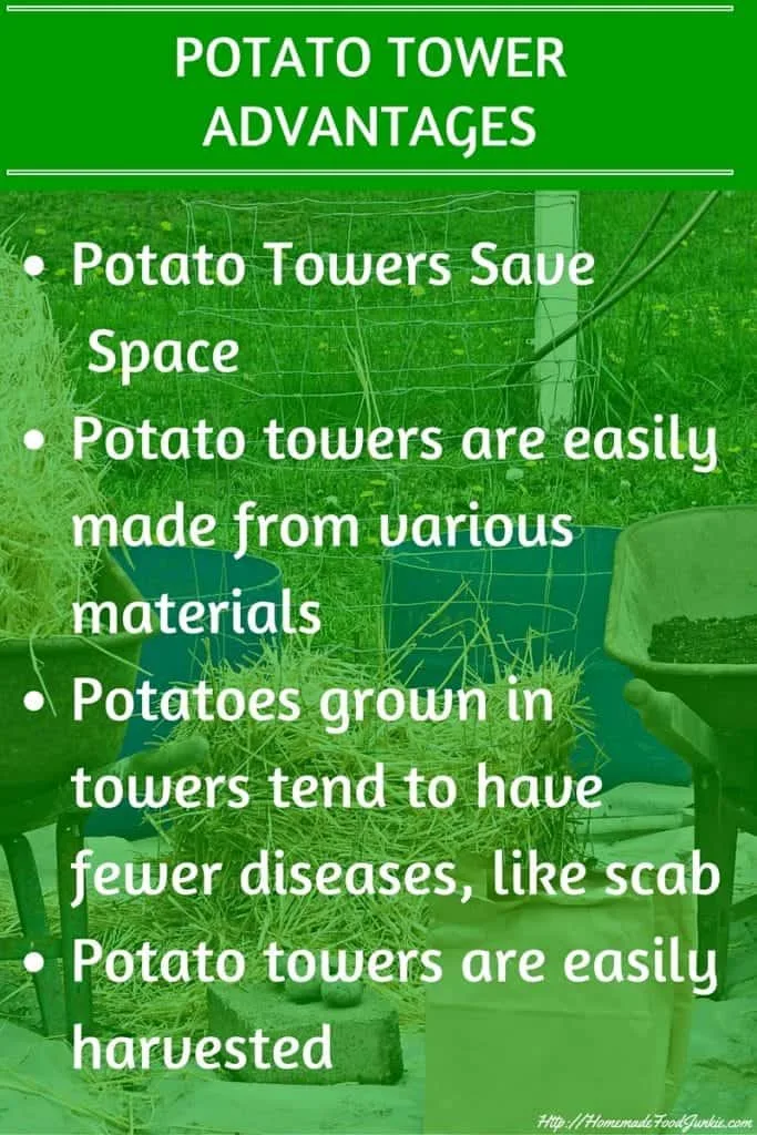 Easy Diy Potato Towers Have Several Advantages Over Hilling A Row Of Spuds In Your Garden. Http://Homemadefoodjunkie.com