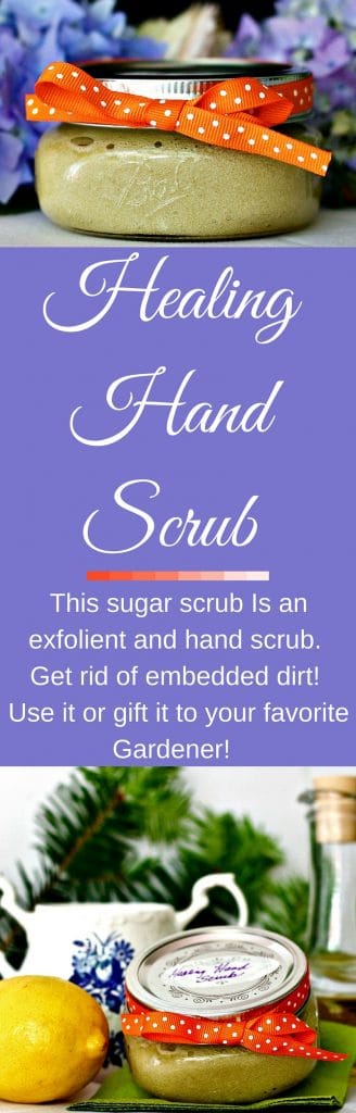 Healing Hand Scrub Is An Easy To Make, Cost-Effective, Sugar Scrub. This Diy Recipe Scrubs Deep, Embedded Dirt Out Of Your Skin. Your Hands Will Also Feel Massaged And Moisturized. This Sugar Scrub Has Antibiotic And Healing Properties. Why Not Make It A Gift To Your Favorite Gardener?