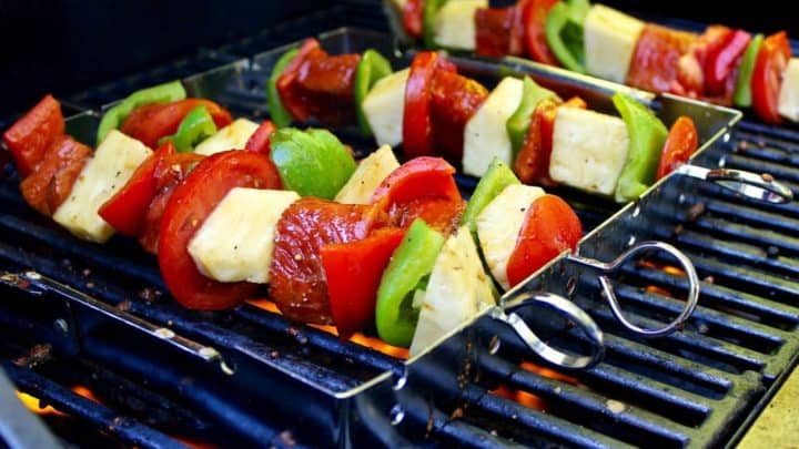 Grilled Salmon Kabobs