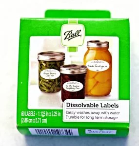 Ball Dissolvable Labels