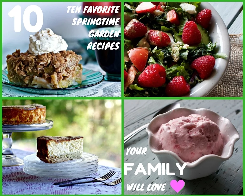 Ten Favorite Springtime Garden Recipes Ten Favorite Springtime Garden Recipes Http://Homemadefoodjunkie.com