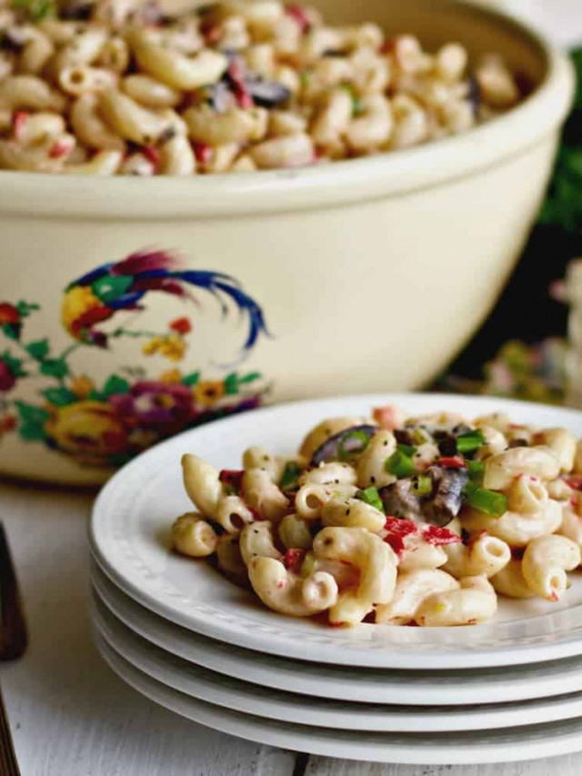 All American Macaroni Salad recipe Homemade Food Junkie