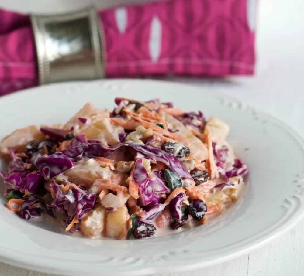 Red Cabbage Carrot Salad