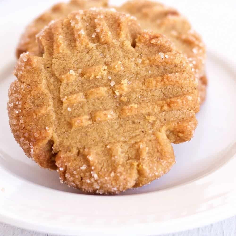 Coconut Oil Peanut Butter Cookies