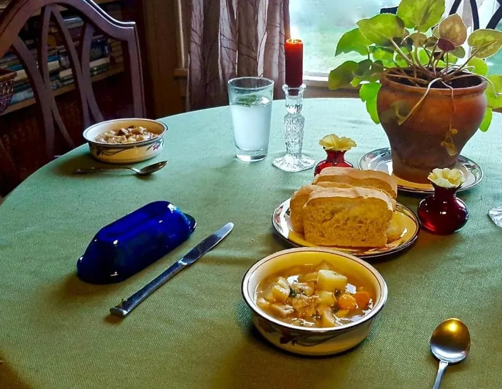 Rabbit Mushroom Stew