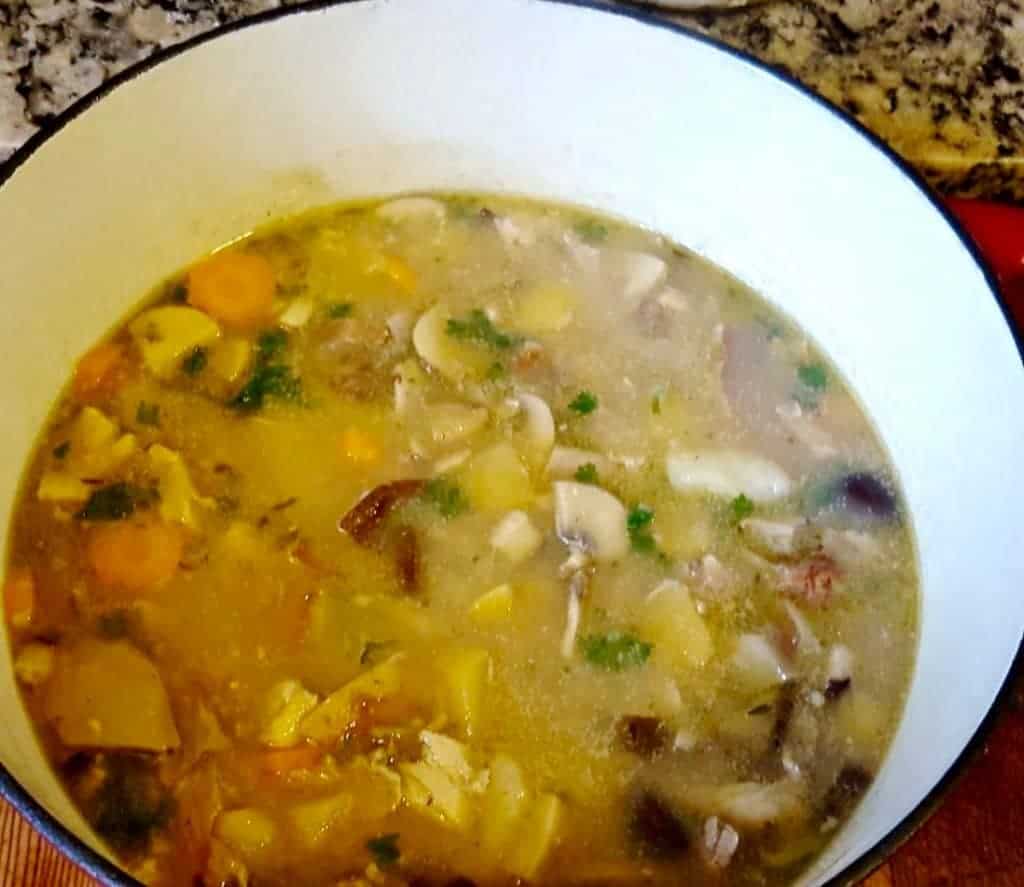Rabbit Mushroom Stew
