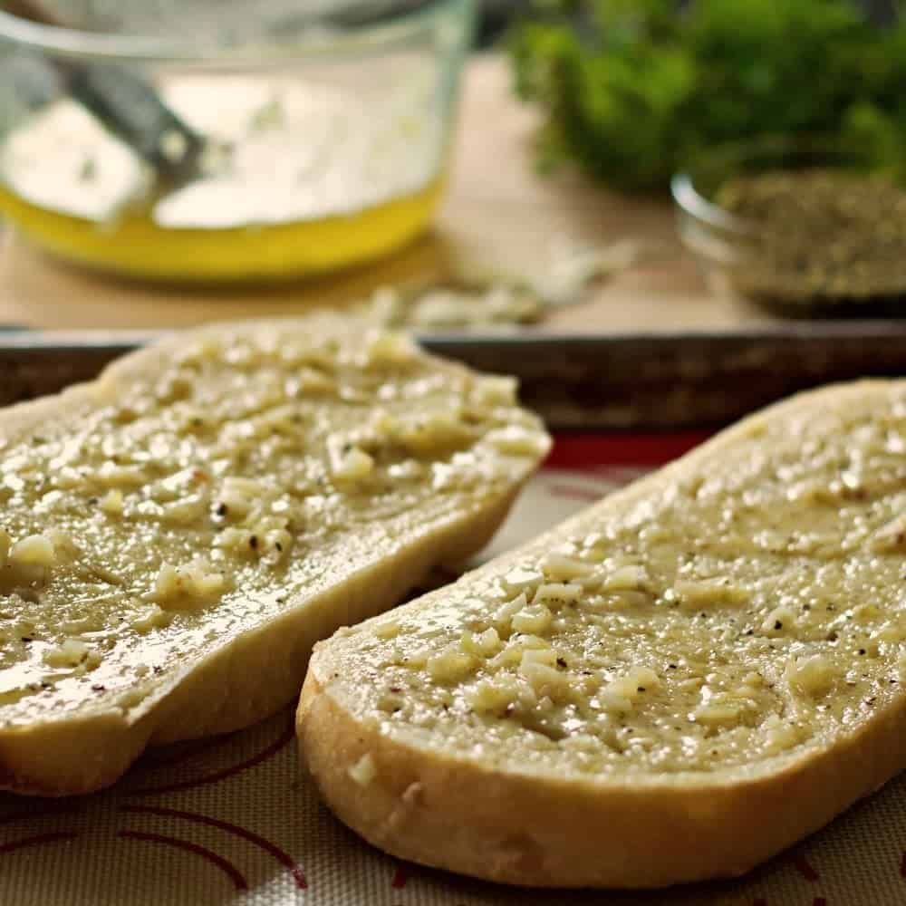 Cheesy Bruschetta Garlic Bread