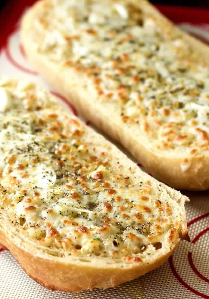 Cheesy Bruschetta Garlic Bread