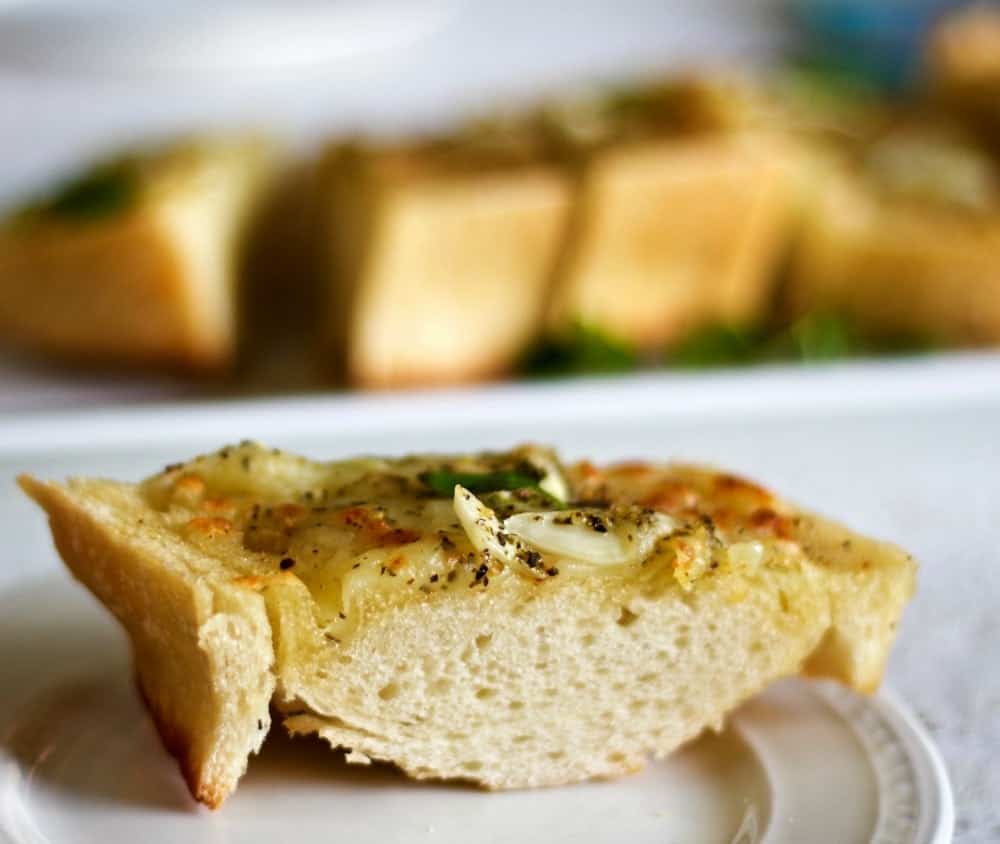 Cheesy Bruschetta Garlic Bread