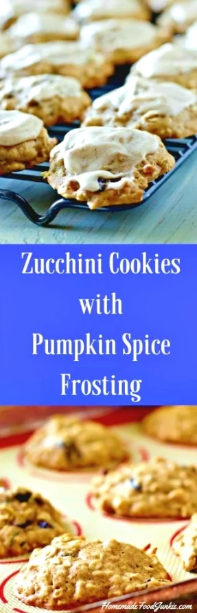 Zucchini Cookies Pumpkin Spice Frosting