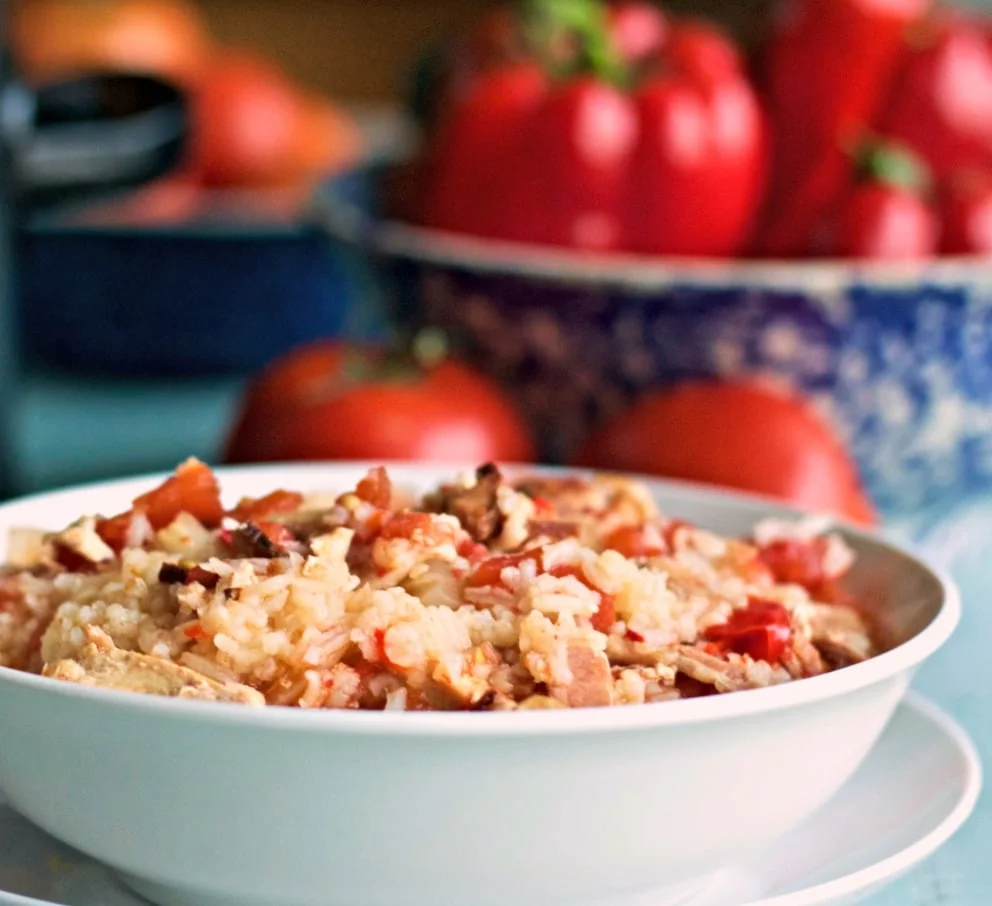 Slow Cooker Chicken Stuffed Pepper Soup