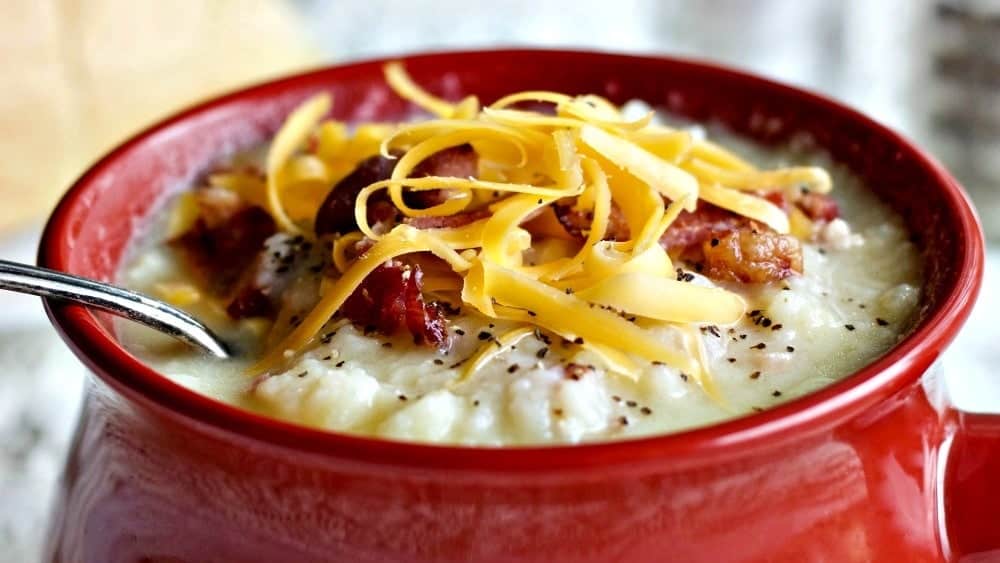 Instant Pot Cheesy Cauliflower Potato Soup 3 Instant Pot Cheesy Cauliflower Potato Soup