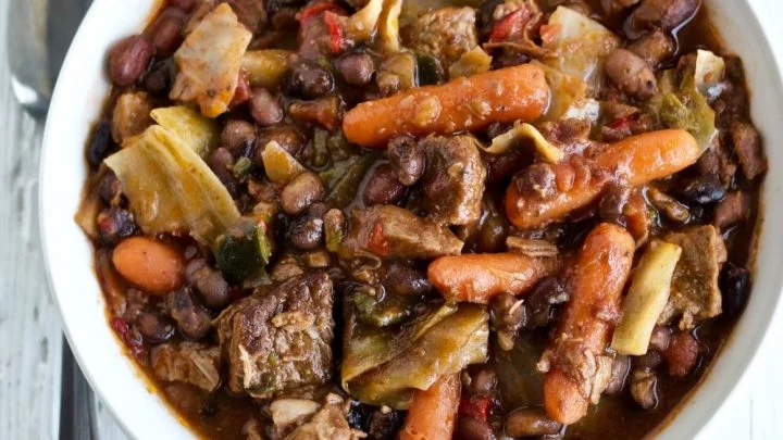 Instant Pot Four Bean Beef Stew