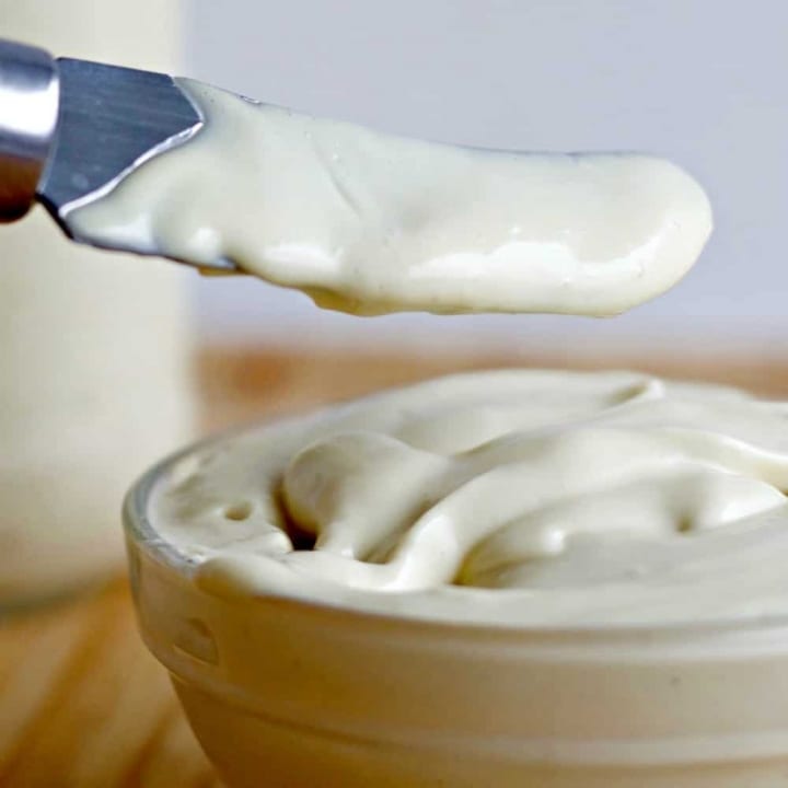 Healthy Homemade mayonnaise