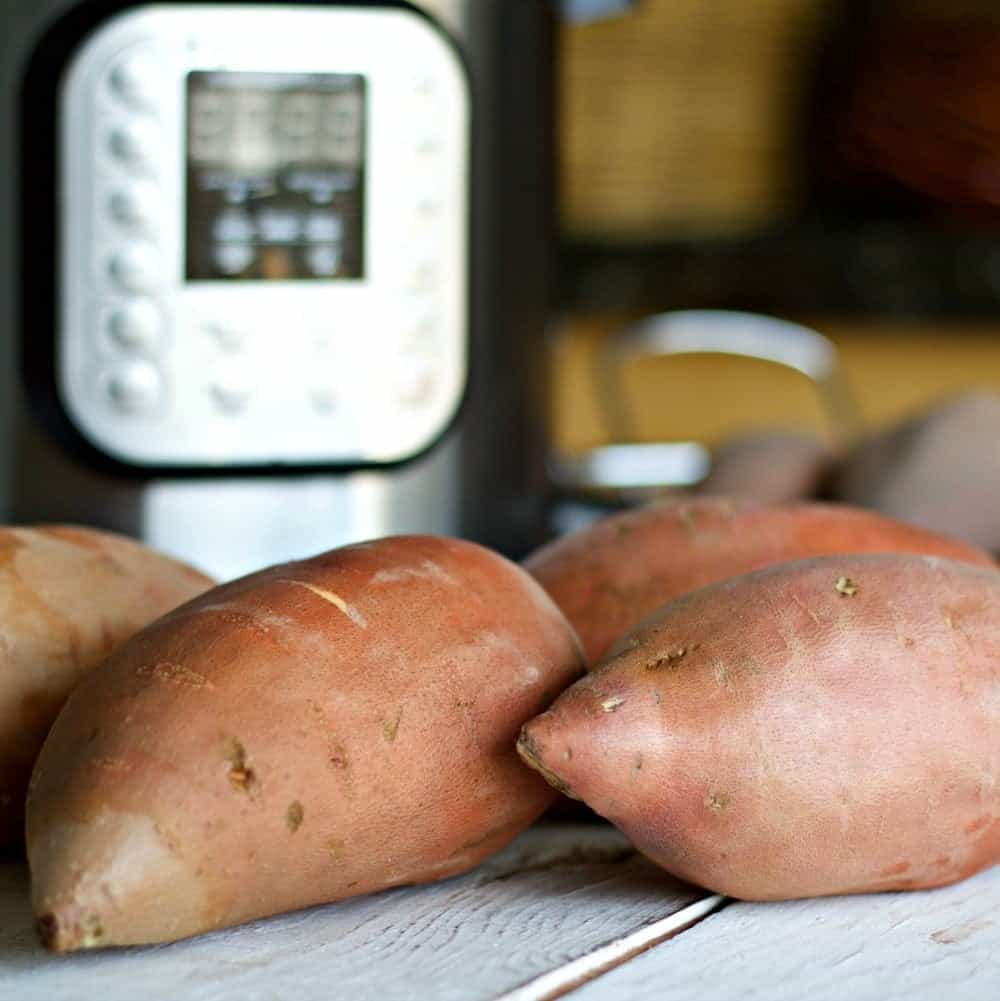 Instant Pot Steamed Sweet Potatoes