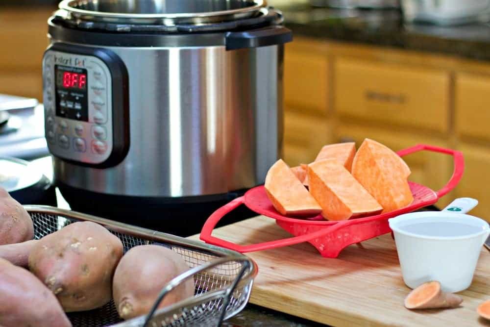 Instant Pot Steamed Sweet Potatoes