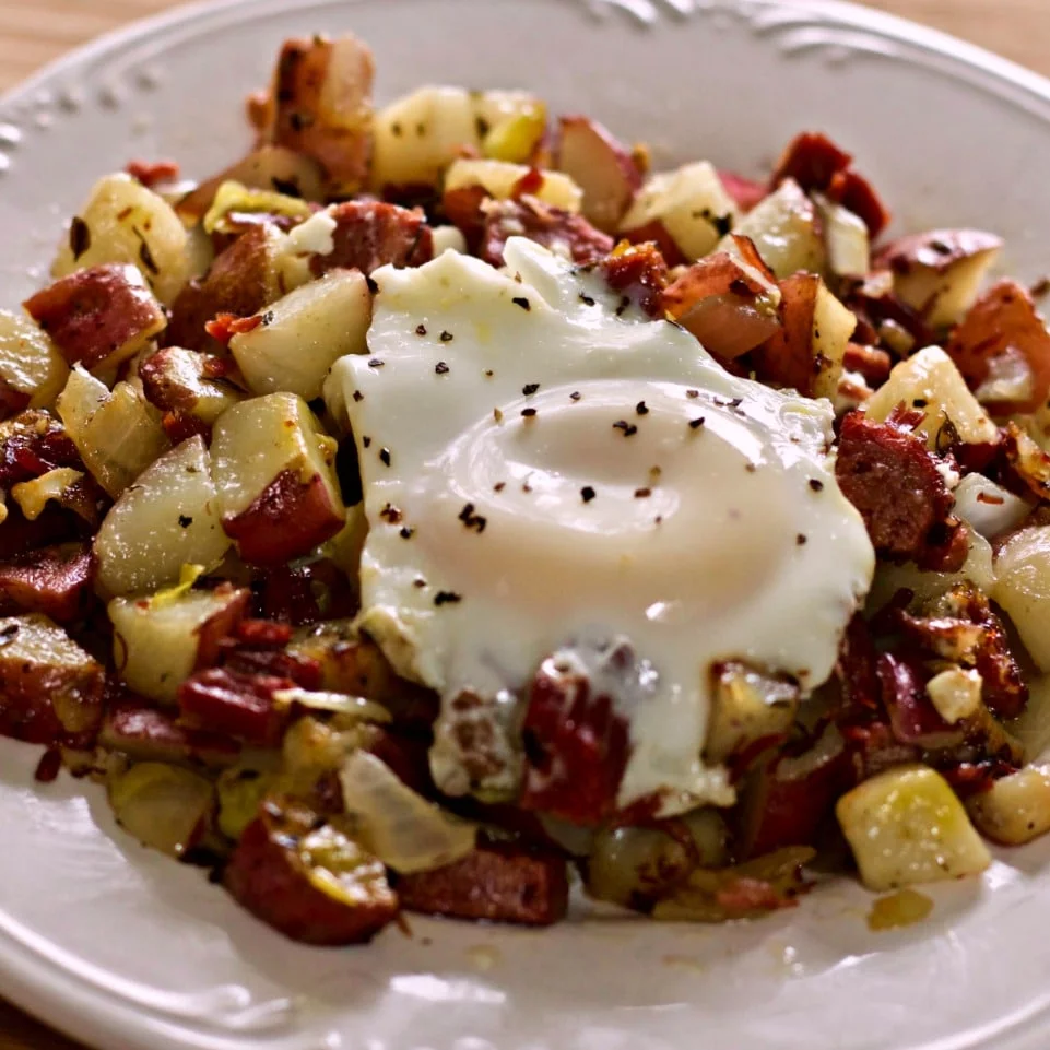 Corned Beef Hash And Eggs