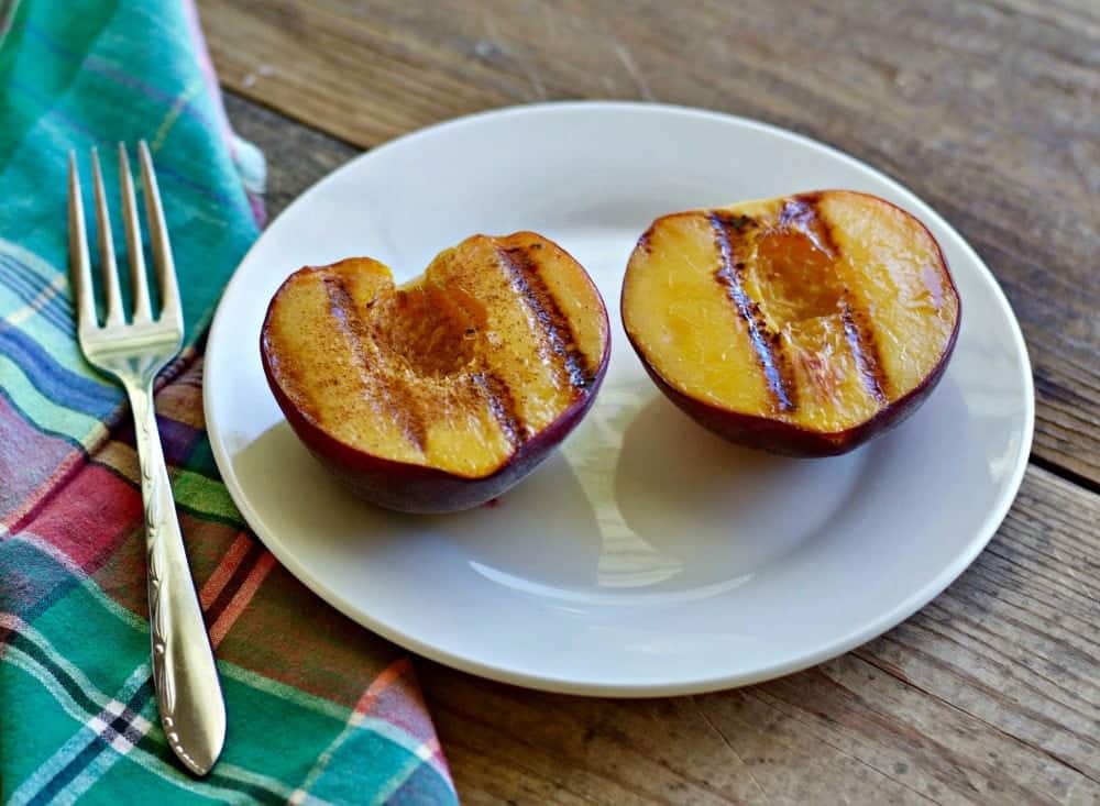 Grilled Fresh Peaches Recipe