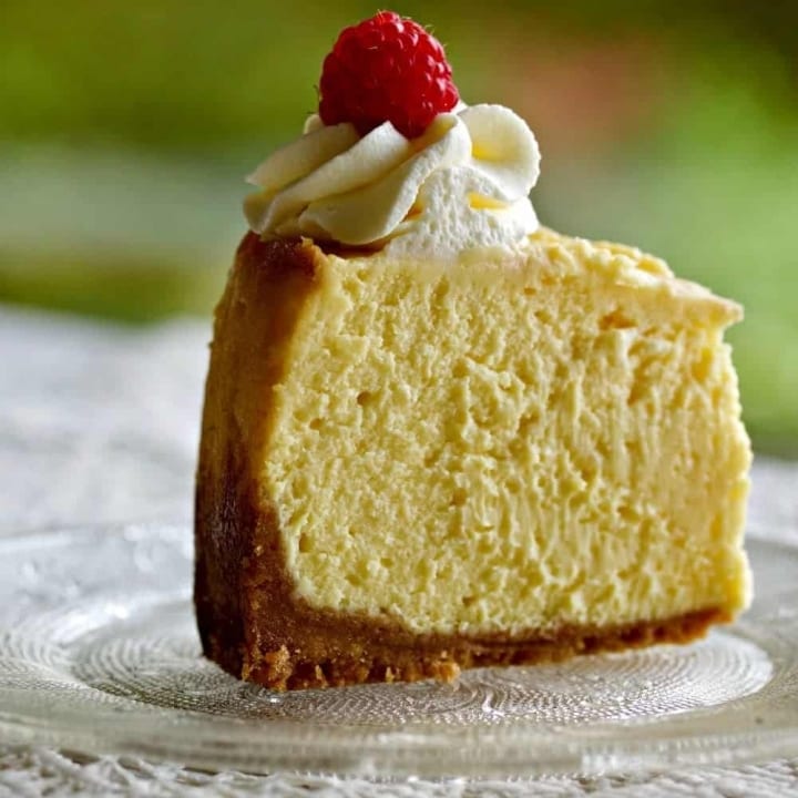 Crustless New York Cheesecake Recipe | Homemade Food Junkie