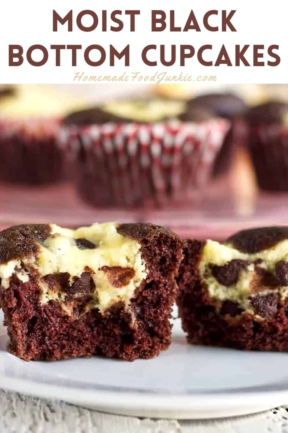 Delicious Black Bottom Cupcakes Homemade Food Junkie